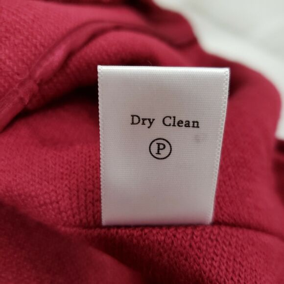 Coldwater Creek Womens Jacket Size 10 Tailored Fit Maroon Button Up Long Sleeve - Picture 10 of 10